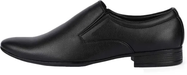 Black_&_White_PU_Premium_Jutis_Shoe_For_Men