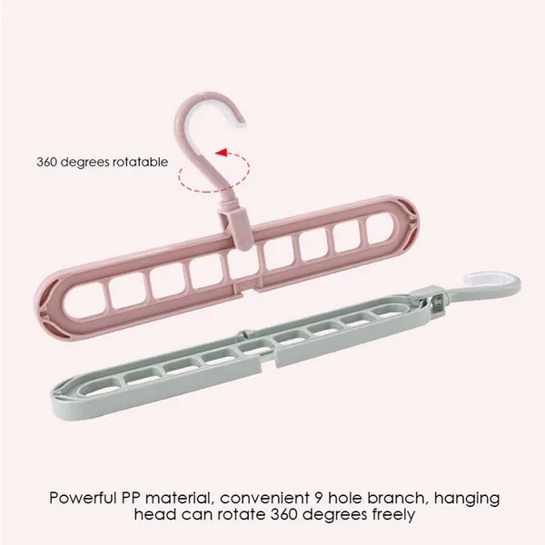 FlexiSave™_Magic_Hanger_-_9_Hole_Save_Saver_Cloth_Organiser_(Pack_of_5)