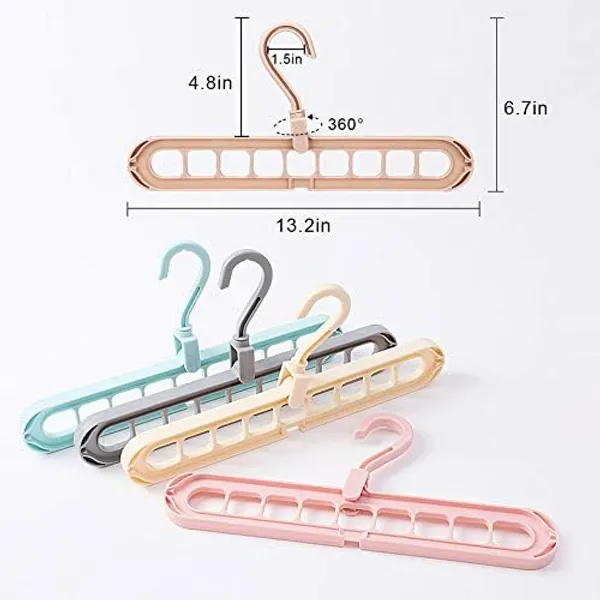 FlexiSave™_Magic_Hanger_-_9_Hole_Save_Saver_Cloth_Organiser_(Pack_of_5)