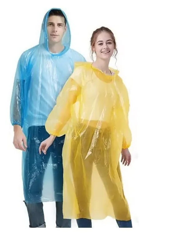 White_&_Multicolor_Rain_Cards_-_Pocket_Anytime_Rain_Coat_-_Pack_of_2
