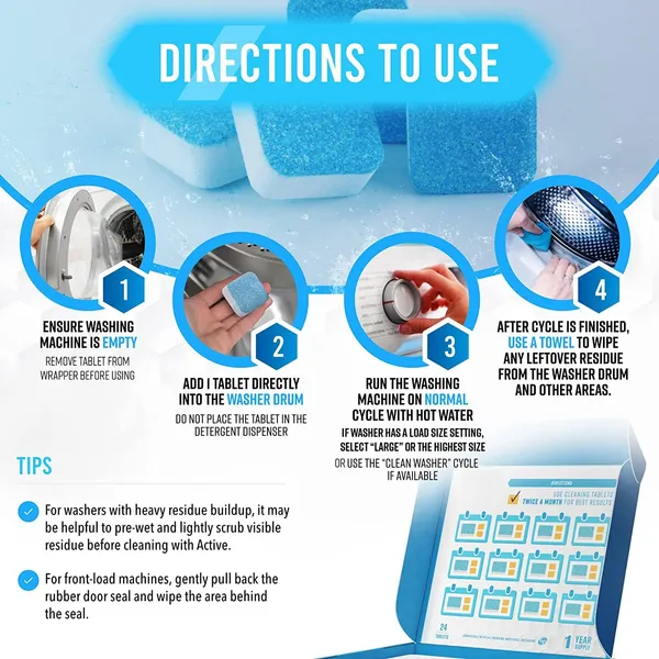 White_and_Blue__Washing_Machine_Cleaning_Tablets_(Pack_of_12)_Buy_6_Get_6_Free_-_1_Year_Supply