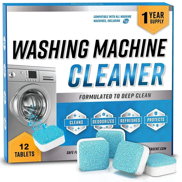 White_and_Blue__Washing_Machine_Cleaning_Tablets_(Pack_of_12)_Buy_6_Get_6_Free_-_1_Year_Supply