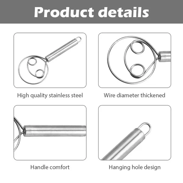 TrendsYo™_Premium_Steel_Atta_Mixer_/_Dough_Whisk_-🔥Buy_1_Get_1_FREE🔥_+_3_Premium_Wire_Dishwash_Cloth_Absolutely_Free
