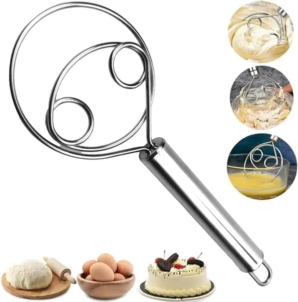 TrendsYo™_Premium_Steel_Atta_Mixer_/_Dough_Whisk_-🔥Buy_1_Get_1_FREE🔥_+_3_Premium_Wire_Dishwash_Cloth_Absolutely_Free