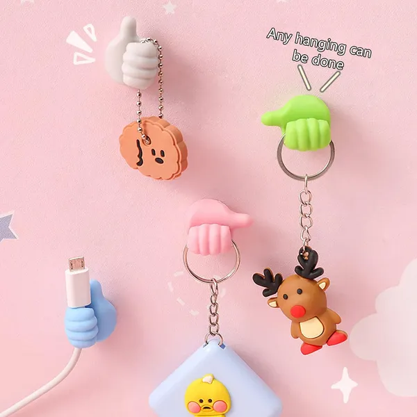 Multicolor_Premium_Quality_Thumb_Hook_(Pack_of_10)