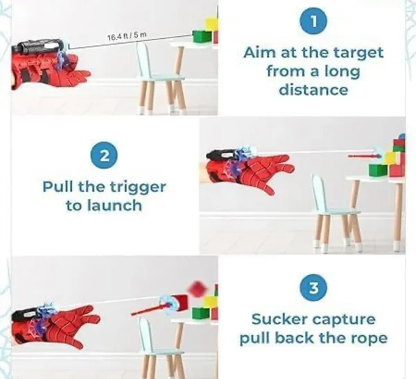 KiddoJoy™_Premium_Quality_Spiderman_Web_Shooter