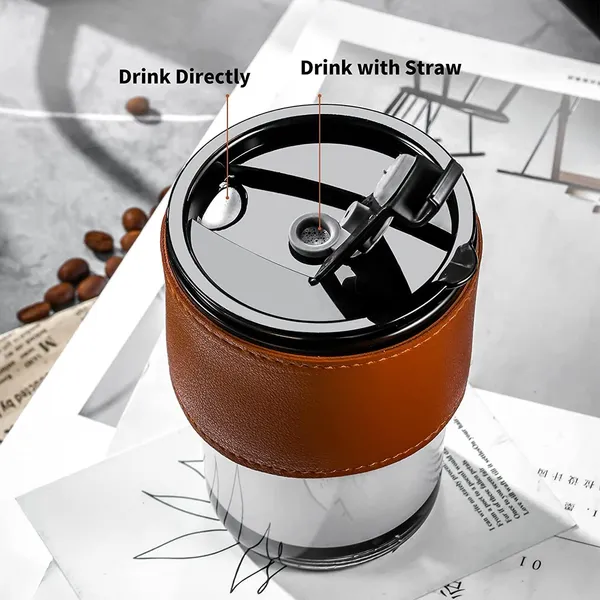 Transparent_&_Brown_PU_Leather_Sleeve_Glass_Tumbler_Mug_with_Lid,_Coffee_Sipper_with_Straw_and_Protective_Anti-Skid_Leather_Sleeve_for_Hot_and_Cold_Beverages_(435ml)