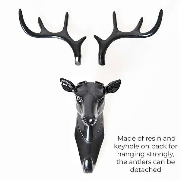 Black_Premium_Quality_Deer_Wall_Hooks_(Pack_of_2)