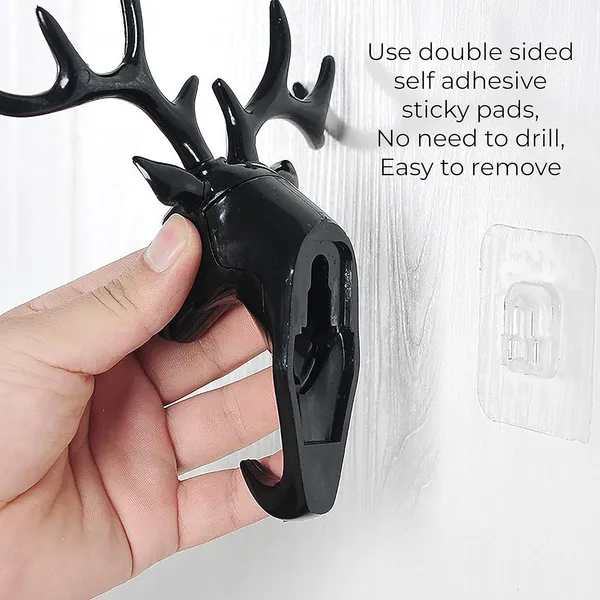 Black_Premium_Quality_Deer_Wall_Hooks_(Pack_of_2)