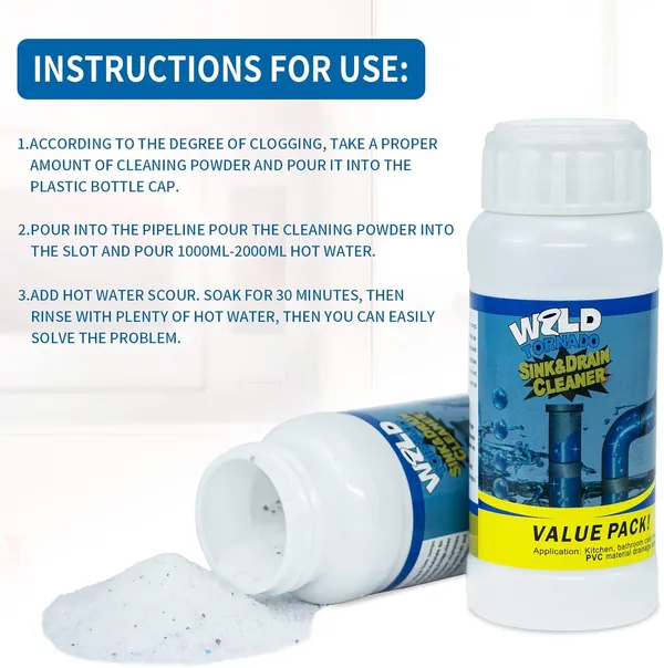 White__Sink_and_Drain_Cleaning_Powder_(Pack_of_1_/_2)