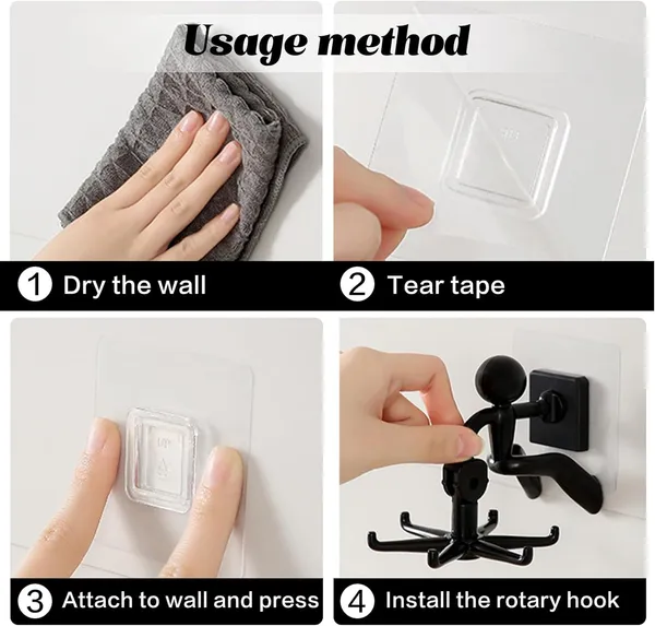 Black_&_White_360_Rotatable_Wall_Hooks_(Pack_of_2_/_4_/_6)
