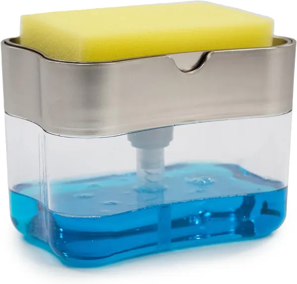 TrendsYo™_Premium_Liquid_Soap_Dispenser_With_Free_Sponge