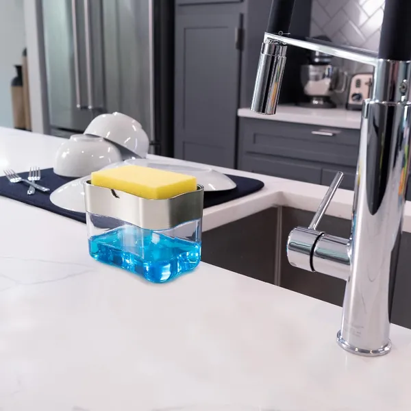 TrendsYo™_Premium_Liquid_Soap_Dispenser_With_Free_Sponge