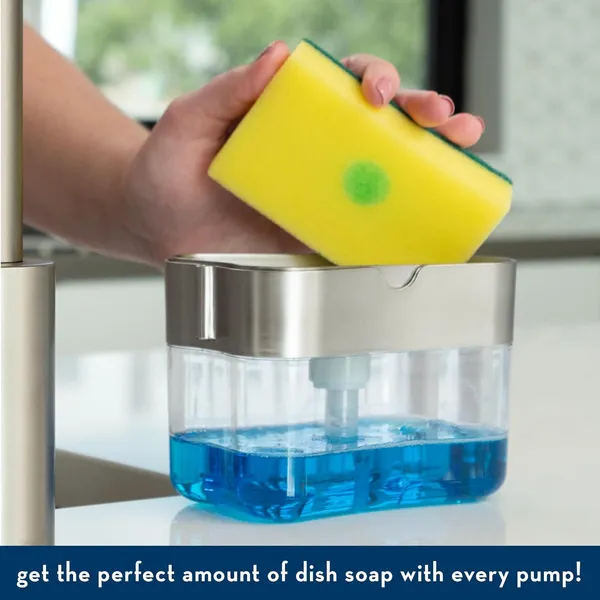 TrendsYo™_Premium_Liquid_Soap_Dispenser_With_Free_Sponge