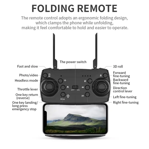Aerial_Photography_With_1080P_HD_Camera_Wide_Angle_Lens_Optical_Flow_Positioning_360_Flip_Drone