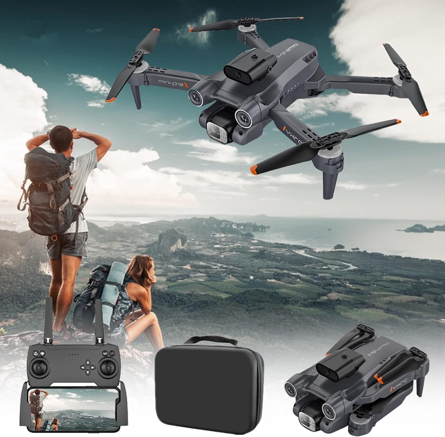 Wifi_Camera_Remote_Control_With_Gesture_Selfie_Flips_Mode_Foldable_Toy_Drone