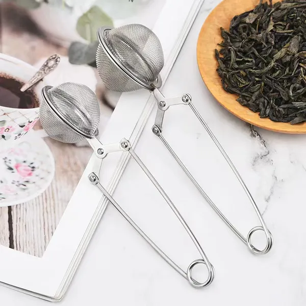 Set_of_2__Silver_Tea_Infuser_Ball_Shape_With_Handle_,_Food_Grade_Ss_Material,_5Cm