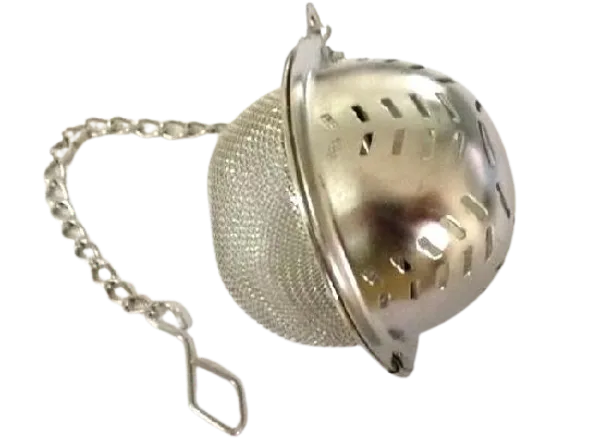 Set_of_2_Tea_Infuser_Ball__Shape_with_Chain_Half_Mesh_,_Dia_5cm_,_SS_Food_Grade