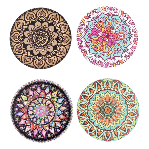 4pc_Tea_Coasters_Mandala_Design_for_Gifting_,_Home,_Wooden_with_rubber_base_(_4pcs)