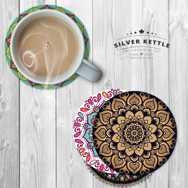 4pc_Tea_Coasters_Mandala_Design_for_Gifting_,_Home,_Wooden_with_rubber_base_(_4pcs)