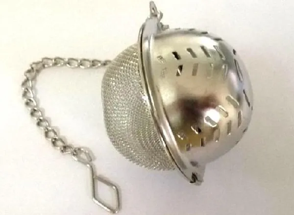 Tea_Infuser_Ball__Shape_with_Chain_Half_Mesh_,_Dia_5cm_,_SS_Food_Grade