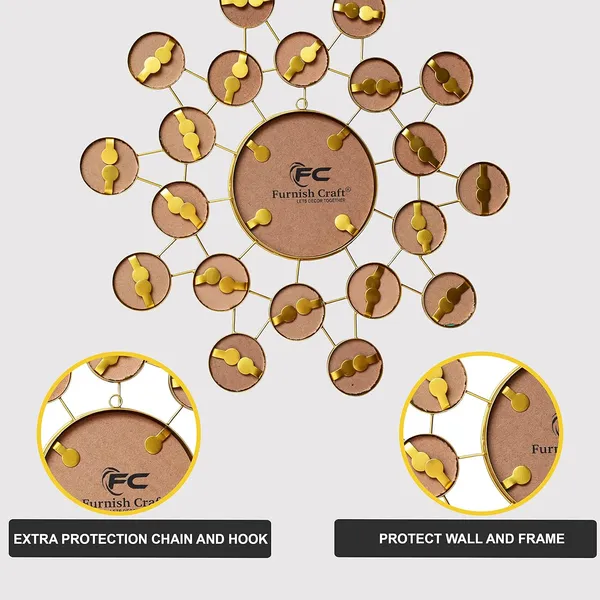 Gold_Bubble_Round_Designed_Steel_Glass_Framed_Wall_Mirror