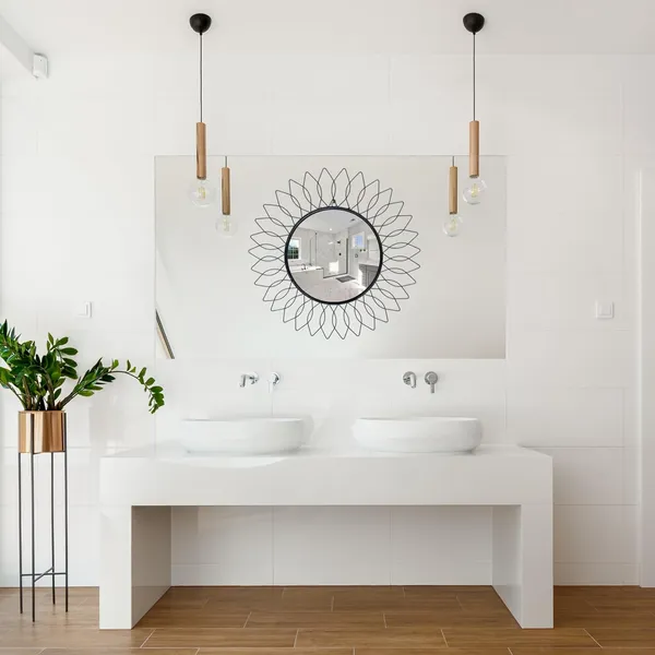 Shiny_Black_Beautiful_Modern_Designer_Sunflower_Iron_Decorative_Round_Framed_Wall_Mirror