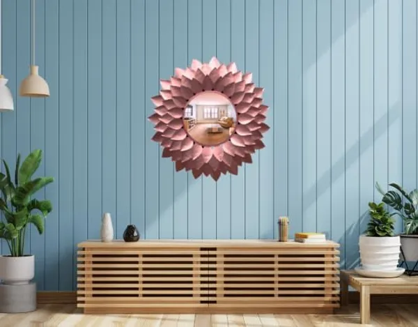Rose_Gold_Beautiful_Sun_Burst_Designer_Leaf_Wall_Mirror