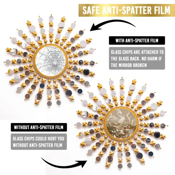 Gold_Glass_Round_Framed_Wall_Mirror