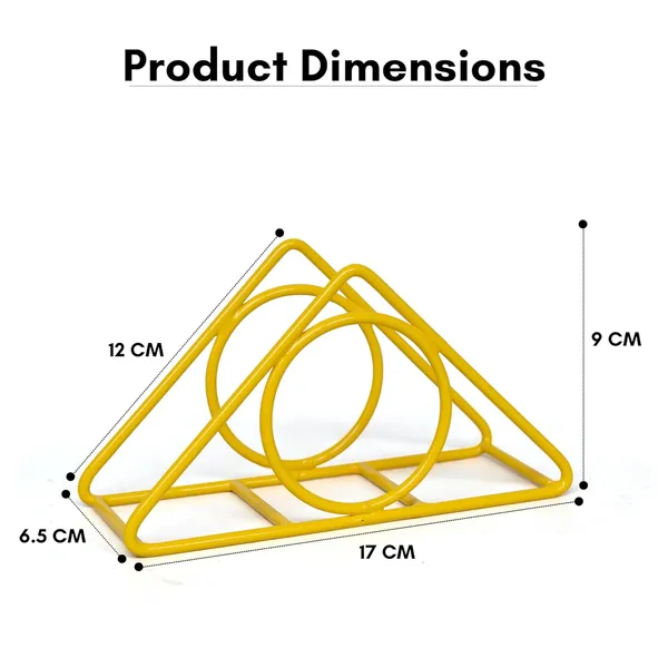 Set_Of_2:_Yellow_Premium_Metal_Napkin_Stand_&_Napkin_Holder_for_Kitchen_&_Dining_Table