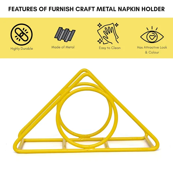 Set_Of_2:_Yellow_Premium_Metal_Napkin_Stand_&_Napkin_Holder_for_Kitchen_&_Dining_Table