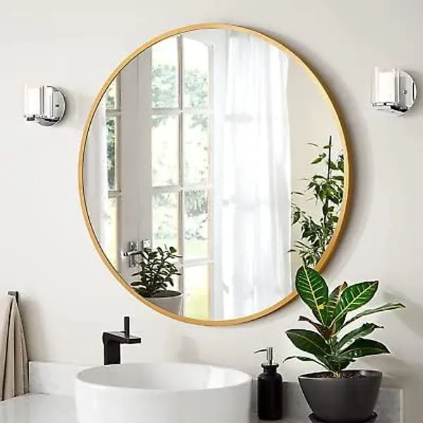Gold_Designer_Leaf_Framed_Round_Mirror
