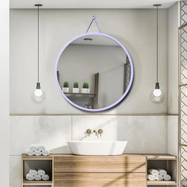 Purple_Designer_Round_Wall_Mirror_For_Living_Room,_Bedroom,_Home_Decor_&_Gift