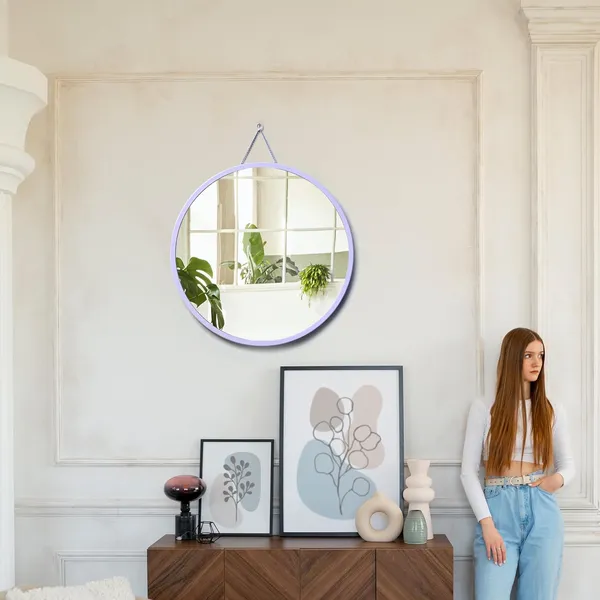 Purple_Designer_Round_Wall_Mirror_For_Living_Room,_Bedroom,_Home_Decor_&_Gift