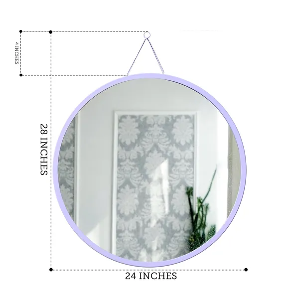 Purple_Designer_Round_Wall_Mirror_For_Living_Room,_Bedroom,_Home_Decor_&_Gift