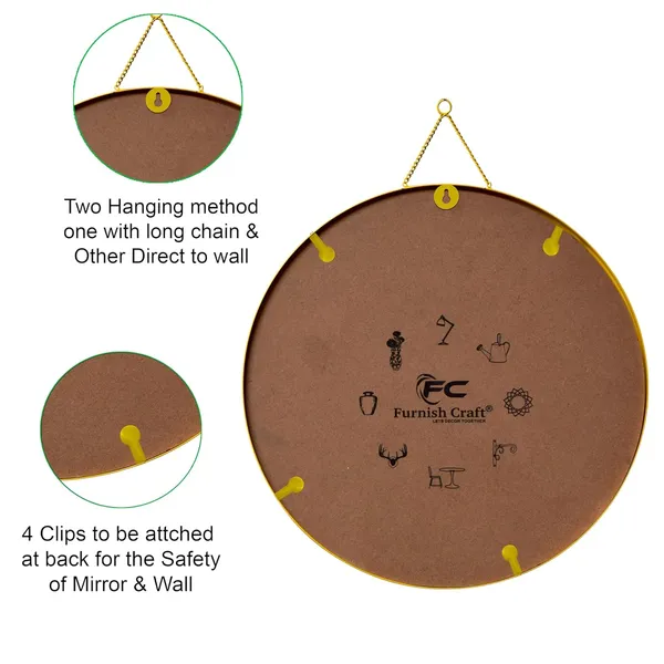 Yellow_Designer_Round_Wall_Mirror_For_Living_Room,_Bedroom,_Home_Decor_&_Gift