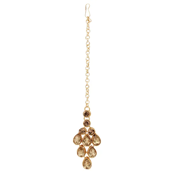 Antique_Coin_Chain_Necklace_With_Earrings_For_Women_|_Golden
