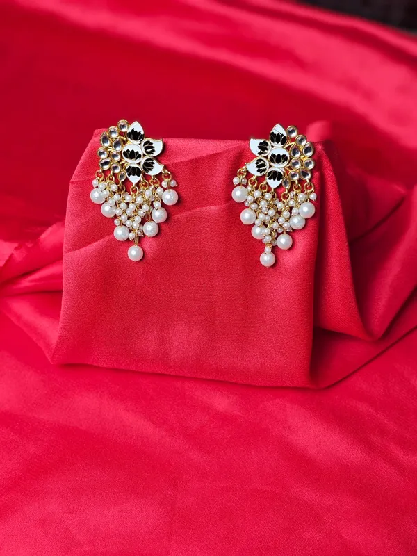 Antique_Jhumka_Earrings_For_Women_|_White