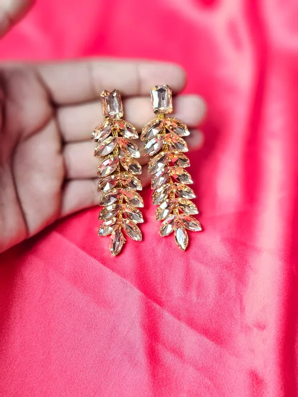 Antique_Jhumka_Earrings_For_Women_|_White