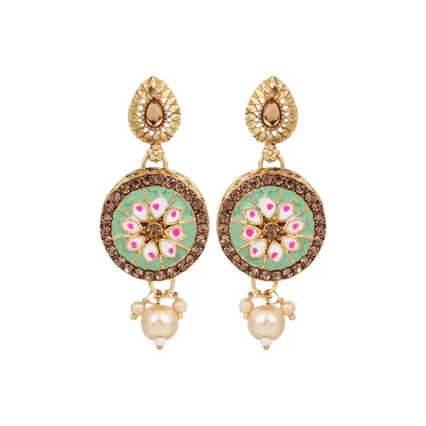 Royal_Opal_Pendant_Necklace_With_Earrings_For_Women_|_Golden