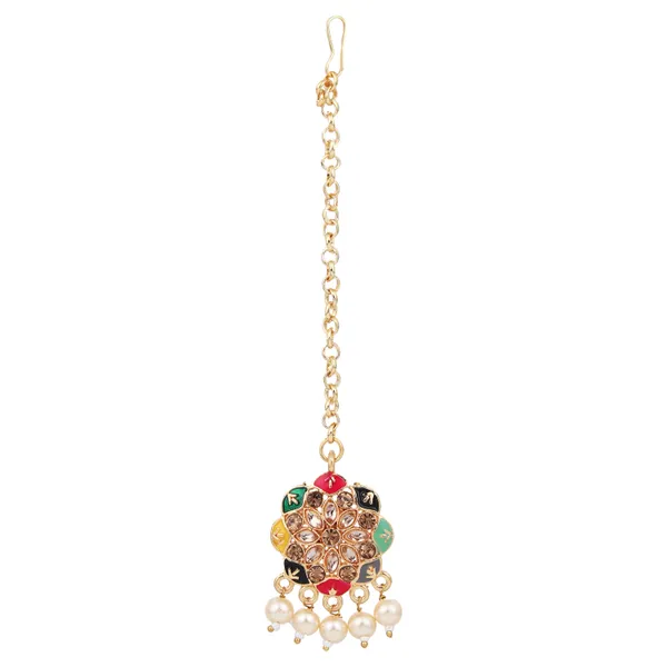 Royal_Ruby_Pendant_Necklace_With_Earrings_For_Women_|_Golden