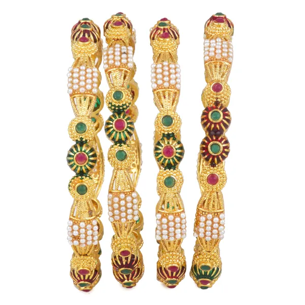 Traditional_Ethnic_Bangles_For_Women_|_Set_of_4_|_Golden