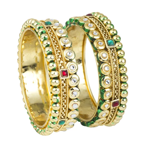Traditional_Ethnic_Bangles_For_Women_|_Set_of_2_|_Golden