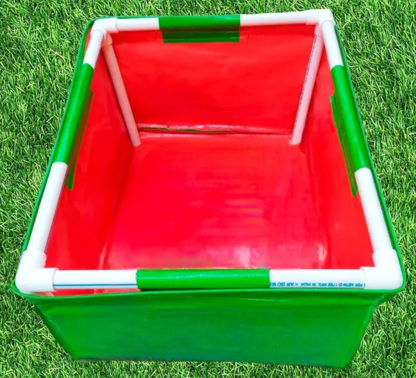 MAQ_30"x30"x12"_Rectangular_Grow_Bag_with_PVC_Pipe_Support:_Durable_300_GSM_UV-Protected_Planter_for_Home,_Kitchen_&_Terrace_Gardening