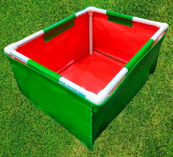 MAQ_30"x30"x12"_Rectangular_Grow_Bag_with_PVC_Pipe_Support:_Durable_300_GSM_UV-Protected_Planter_for_Home,_Kitchen_&_Terrace_Gardening
