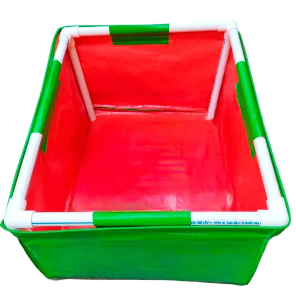 MAQ_30"x30"x12"_Rectangular_Grow_Bag_with_PVC_Pipe_Support:_Durable_300_GSM_UV-Protected_Planter_for_Home,_Kitchen_&_Terrace_Gardening