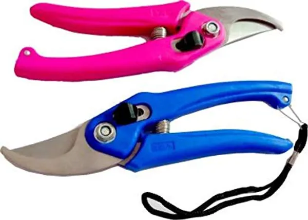 2nos_Multicolor_Garden_Pruners_Bypass_Pruning_Shears_Flower_Cutter_Plant_Clippers_With_Stainless_Steel_Blades_For_Gardening_|_MAQ