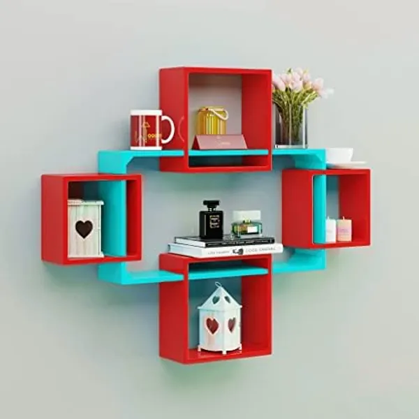 Bedroom wall mounted shelving units discount