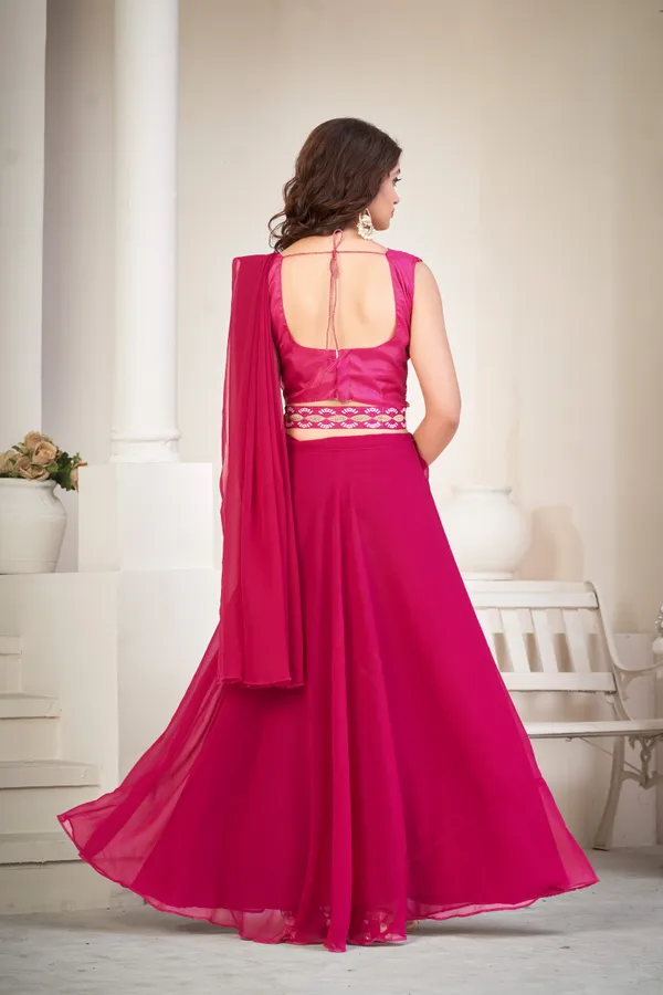 Pink_Thread_Work_Lehenga_Choli_With_Dupatta_For_Women