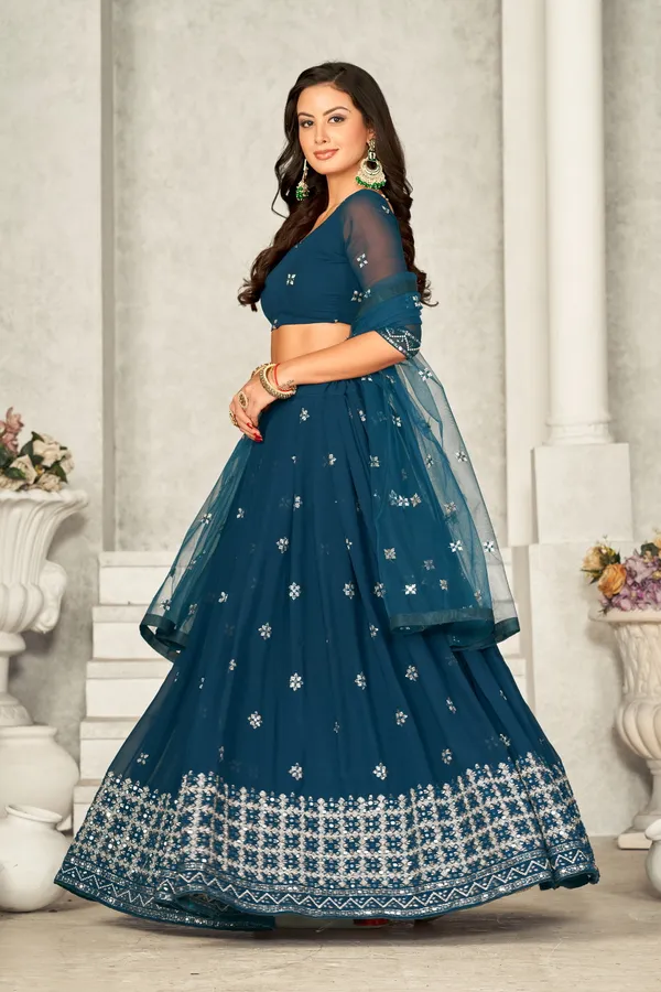 Rama_Embroidery_&_Sequence_Lehenga_Choli_With_Dupatta_For_Women